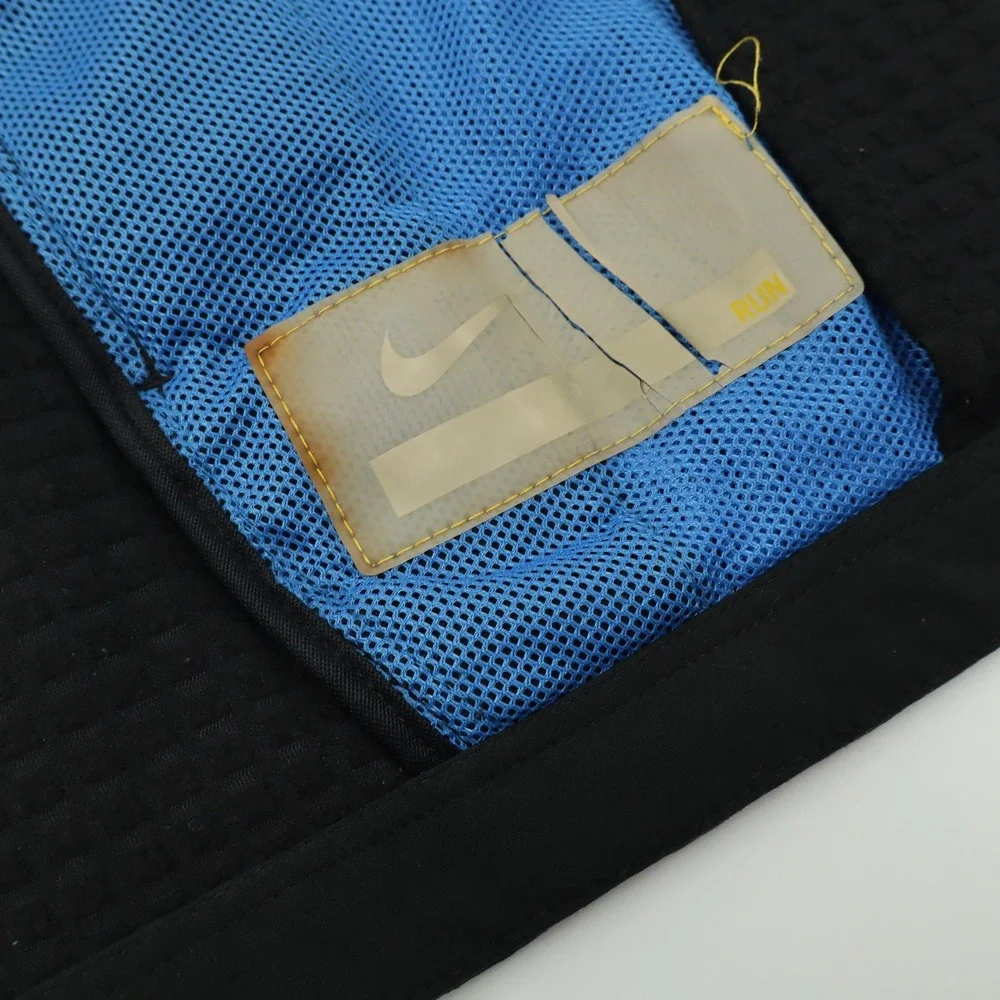 Nike Sphere Pro Womens Black‎ Blue Full Zip Running Vest H40307QVE Medium